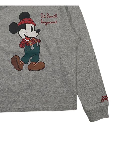 Children's grey cotton T-shirt MC2 SAINT BARTH | 01640I/ANGRIGIO